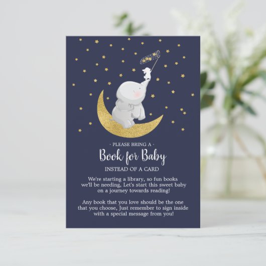 Catch A Star Bunny Elephant Book voor Baby Kaart (Staand voorkant)