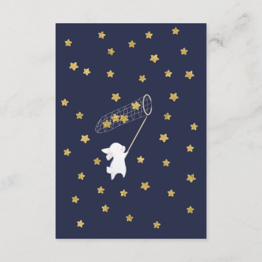 Catch A Star Bunny Elephant Book voor Baby Kaart (Achterkant)