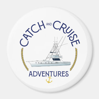 Catch and Cruise Adventures Marlin Mujer 3" Magnet Magneet