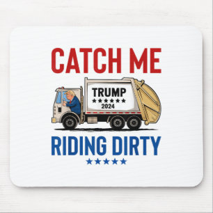 Catch Me Rijden Vuile Vuilnis Stem Trump Truck Tru Muismat