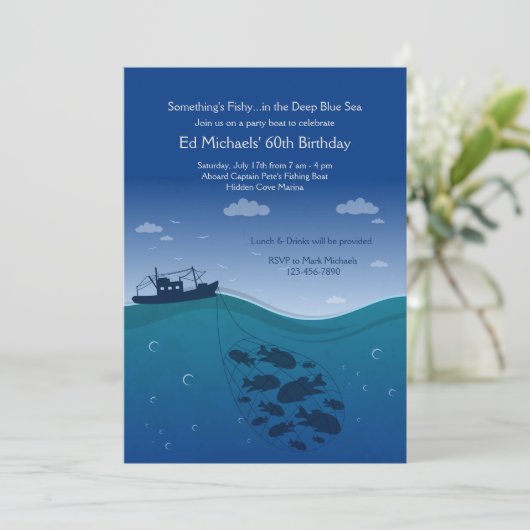 Catch Of The Day Invitation (Debout devant)