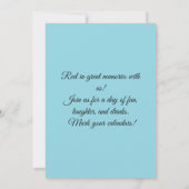 Catch the Fun, Save the Date! Kaart (Achterkant)