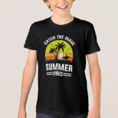 Catch The Wave Summer Vibes-64193 Tri-Blend Shirt (Voorkant)
