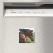 Catch The Wind - Bay Horse Magnet (In Situ (Lave-vaisselle))