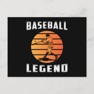 Catcher Baseball Bat Sport Pitcher Grappig cadeau Briefkaart