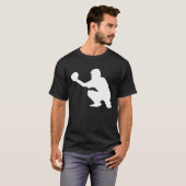 Catcher Baseball T-shirt (Voorkant volledig)