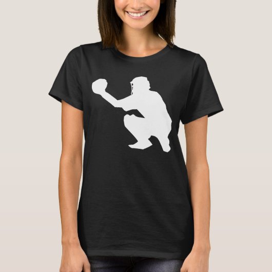 Catcher Baseball T-shirt (Voorkant)