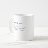 CATCHER (definitie) Koffiemok (Voorkant links)