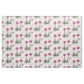 Catchfly alpine art botanique rose nommé tissu (Fat Quarter)