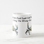 Catching Crabs, Funky White Coffee Mug (Centre)
