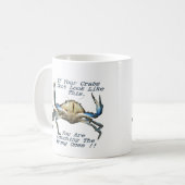 Catching Crabs, Funny Coffee Mug (Devant gauche)