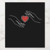 Catching Heart Wijn Etiket (Enkel label)