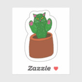 Catcus Cutout-Sticker Sticker (Vel)