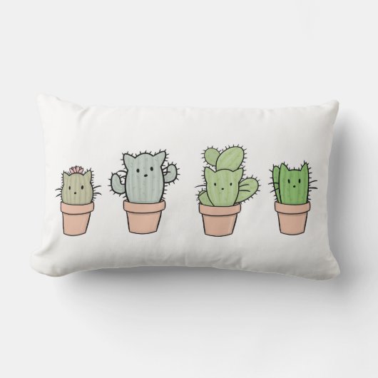 Catcus Family Cusion Kussen (Voorkant)