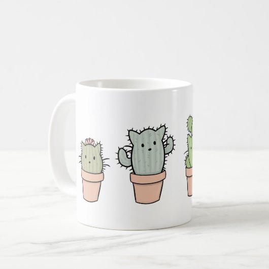Catcus Family Mug (Devant gauche)