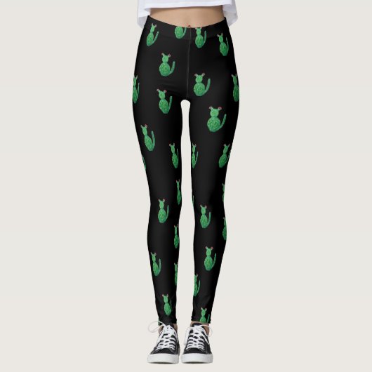 Catcus (kattencactus) leggings (Voorkant)