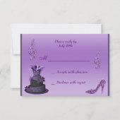 Câteau Diva Violet, Étincelle Haut Talons RSVP (Dos)