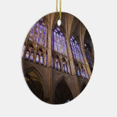 Catedral de Leon, binnenglas met gekleurd glas Keramisch Ornament (Rechts)
