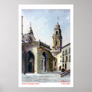 Catedral de Lugo/Lugo-kathedraal Poster