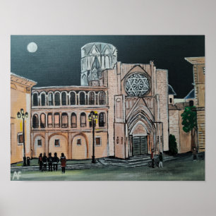 Catedral de Santa María Schilderij door Alfred Fox Poster