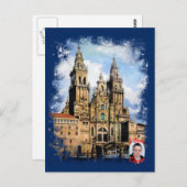 Catedral de Santiago de Compostela (A Coruña) Briefkaart (Voorkant / Achterkant)
