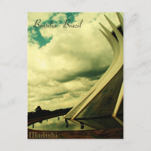 Catedral metropolitana, Brasilia - Brazilië Briefkaart