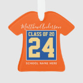 Catégorie 2024 Orange Blue and Gold Graduation (dos)