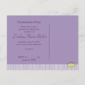 Catégorie de 2010 Envoi de diplômes Cartes postale (Dos)