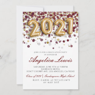 Catégorie de 2021 Graduation Party Invitation