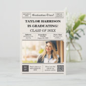 Catégorie de 2025 Invitation de graduation de jour (Debout devant)