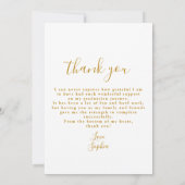 Catégorie de Carte de remerciements de fin d'étude (Dos)