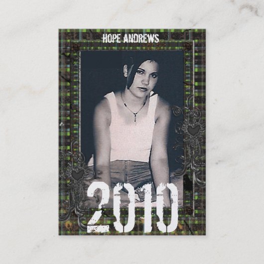 Catégorie de cartes supérieures Inscrivez l'année  (Devant)