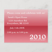 Catégorie des invitations de diplômés 2010 (Dos)