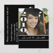 Catégorie des invitations de diplômés 2010 (Devant / Derrière)