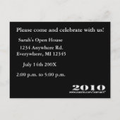 Catégorie des invitations de diplômés 2010 (Dos)