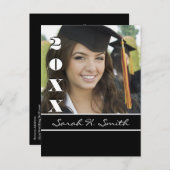 Catégorie d'inscription Année en cours Invitations (Devant / Derrière)