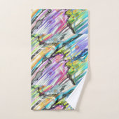 CATEGORIE FIVEERT ABSTRACT KUNSTONTWERP BAD HANDDOEK (Handdoek)