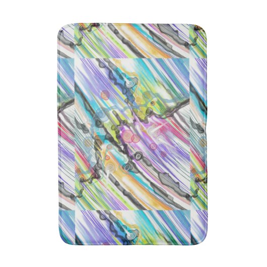 CATEGORIE FIVEERT ABSTRACT KUNSTONTWERP BADMAT (Voorkant Verticaal)