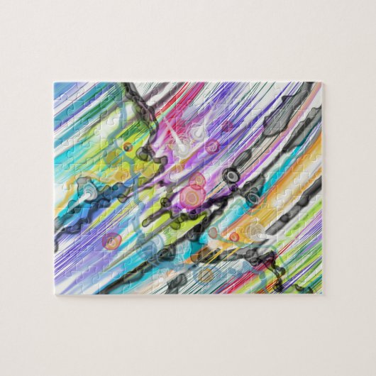 CATEGORIE FIVEERT ABSTRACT KUNSTONTWERP LEGPUZZEL (Horizontaal)