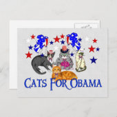 CATEGORIE OBAMA BRIEFKAART (Voorkant / Achterkant)