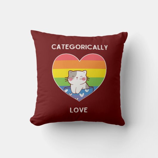 categorisch liefde kussen (Voorkant)