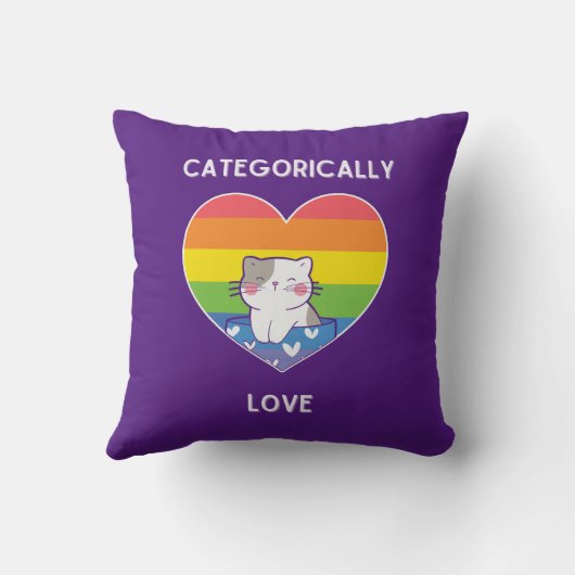 categorisch liefde kussen (Achterkant)