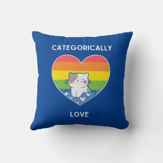 categorisch liefde kussen (Achterkant)