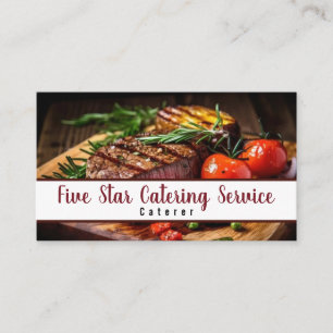 Cateraar Catering Service Evenementen Visitekaartje