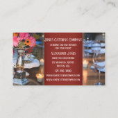 Catering Bartending Event Chef Visitekaartje (Achterkant)