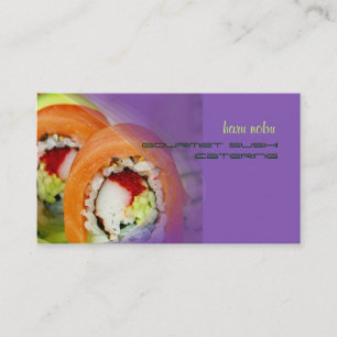 Catering bedrijf, foto template visitekaartje