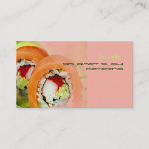 Catering bedrijf, foto template visitekaartje