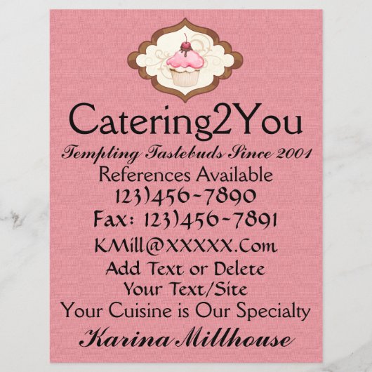 Catering Business Flyer - SRF (Voorkant)