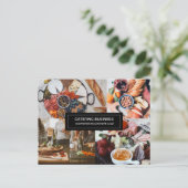 Catering Business Food Industry Briefkaart (Staand voorkant)