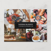 Catering Business Food Industry Briefkaart (Voorkant)